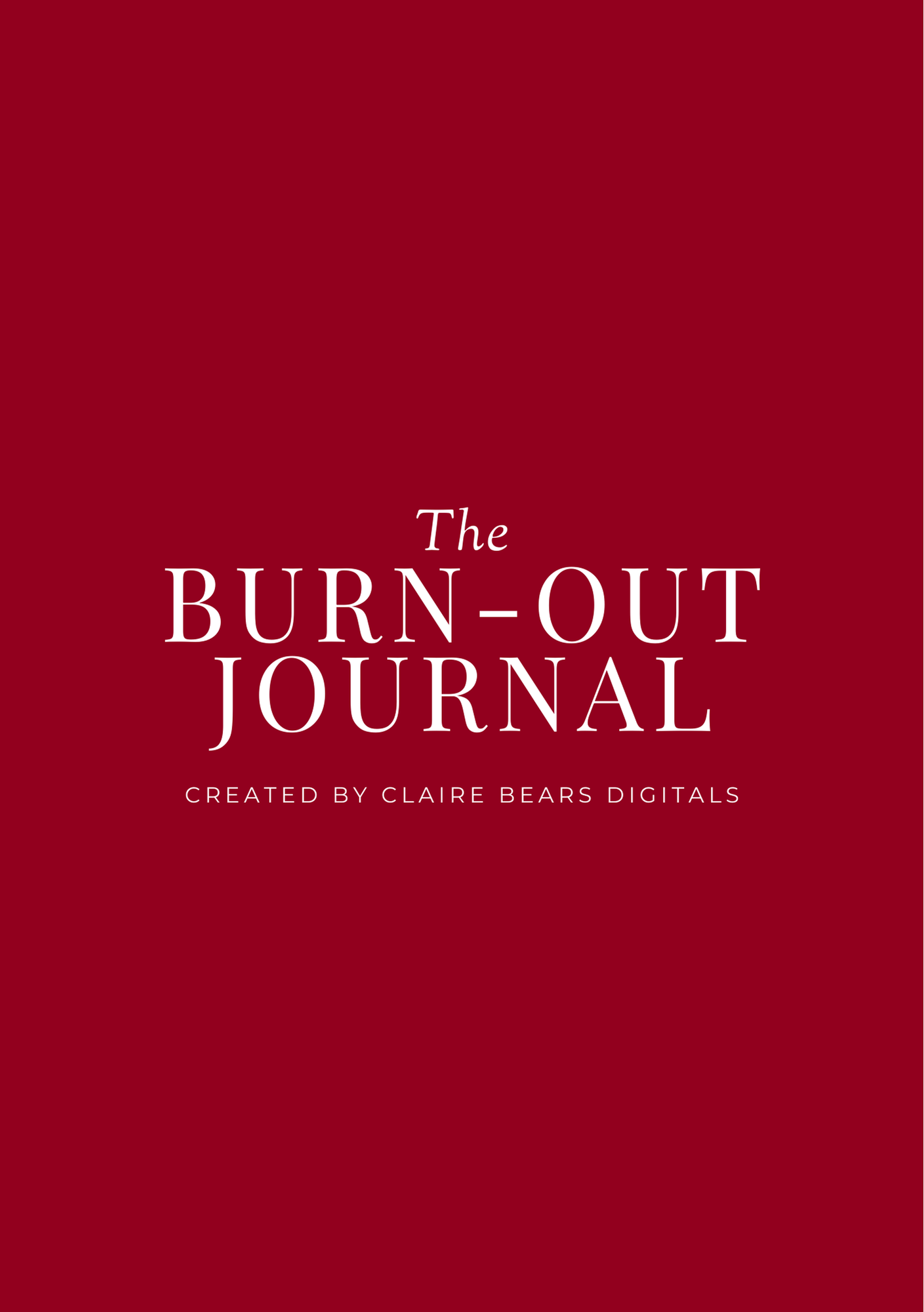 The Burn-Out Journal