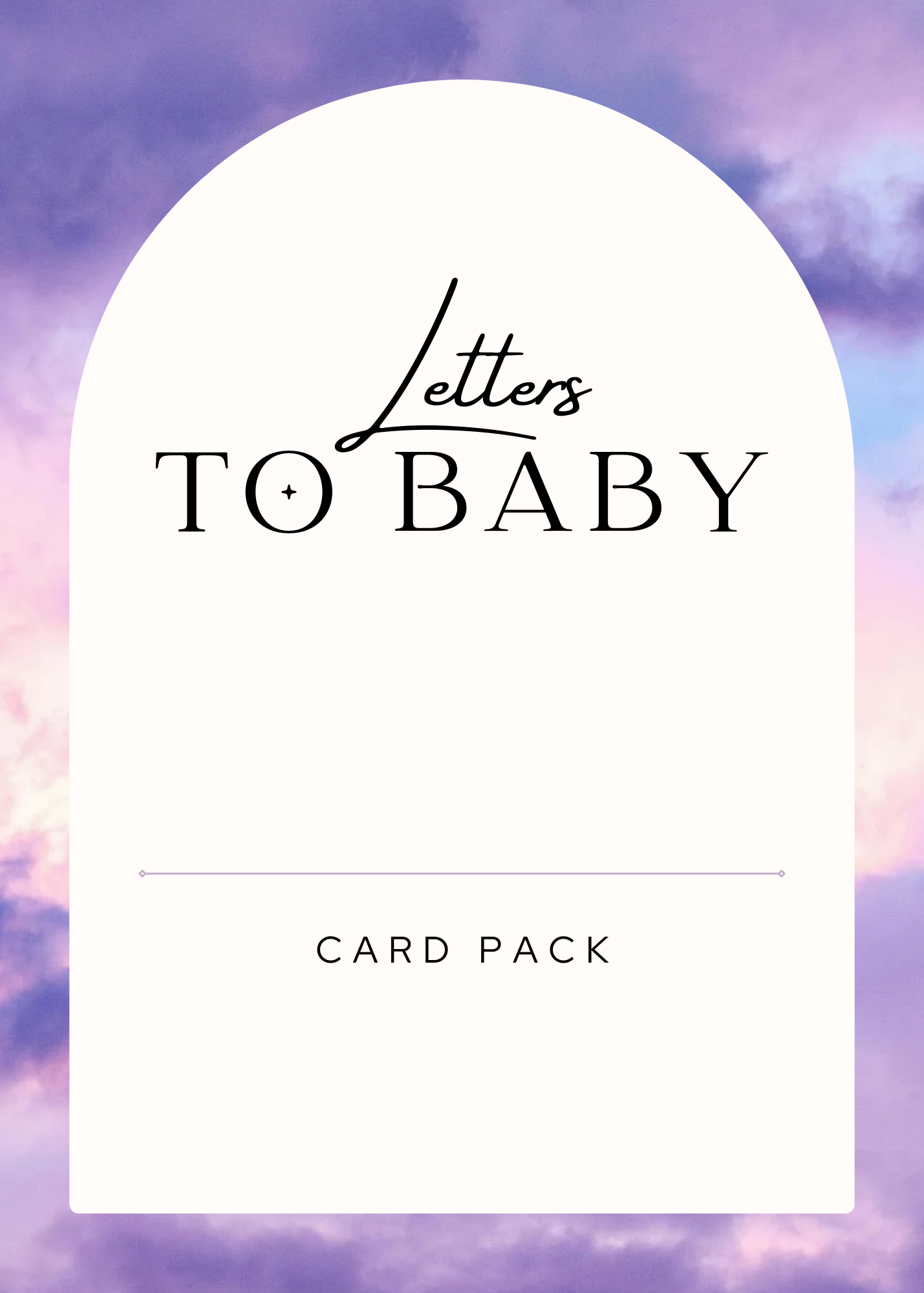 Letters to Baby Card Pack
