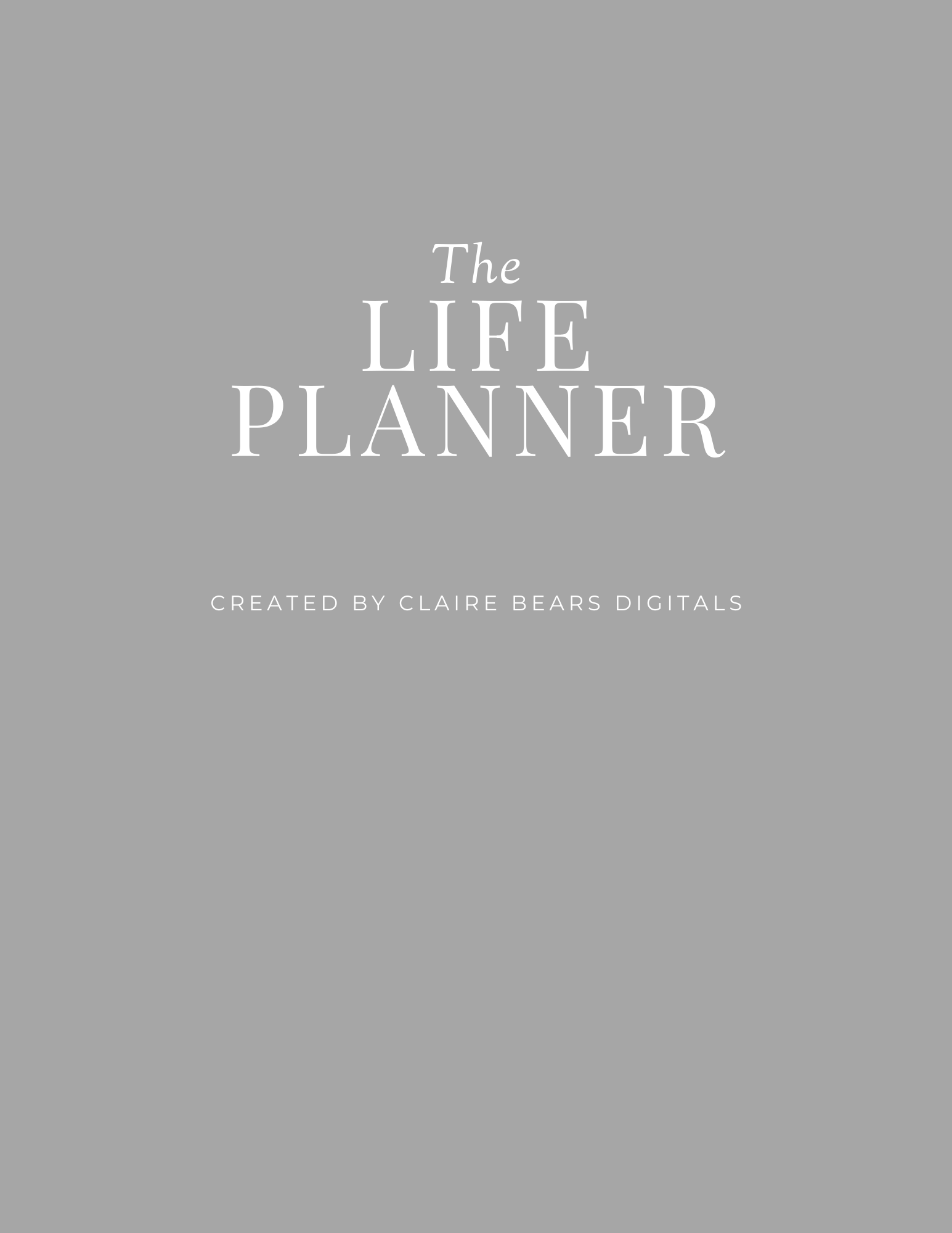 The Life Planner