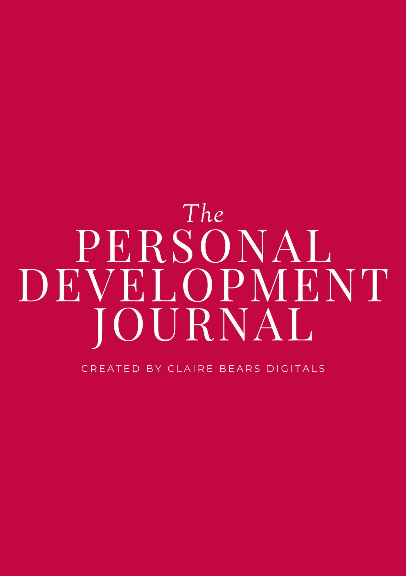 The Personal Development Journal