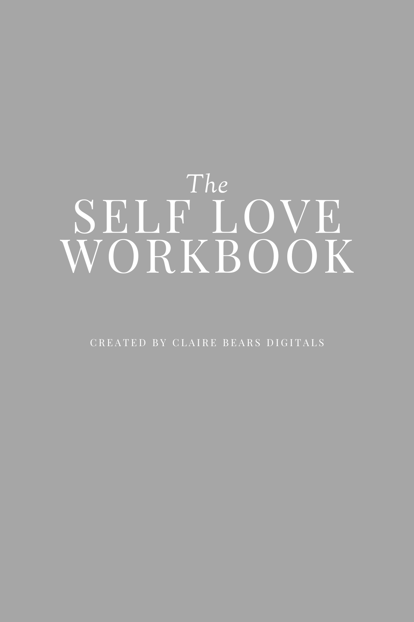The Self Love Workbook
